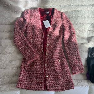 SAULEE tweed jacket dress from revolve